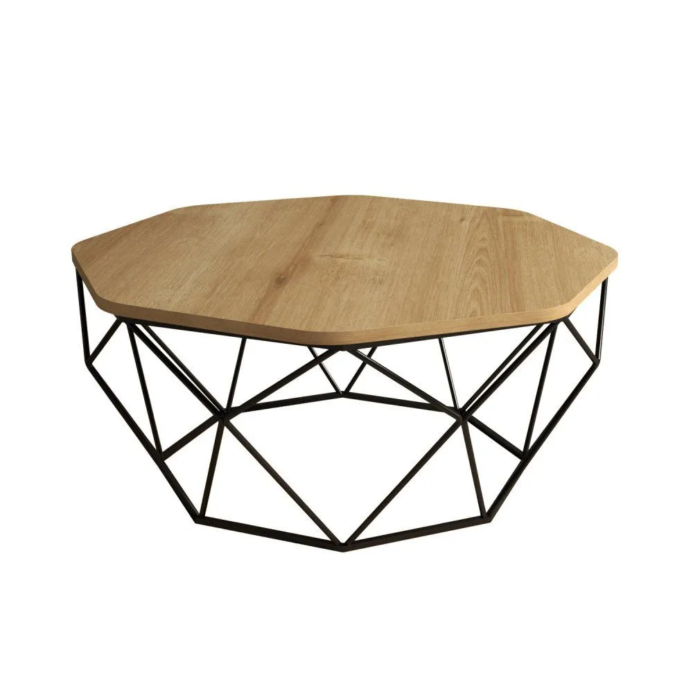 HANAH HOME Sto za dnevnu sobu Diamond Oak