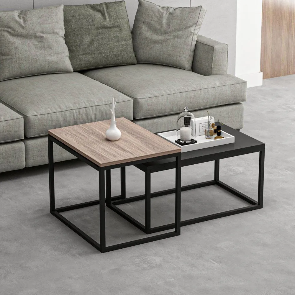 HANAH HOME Sto za dnevnu sobu Leka Black