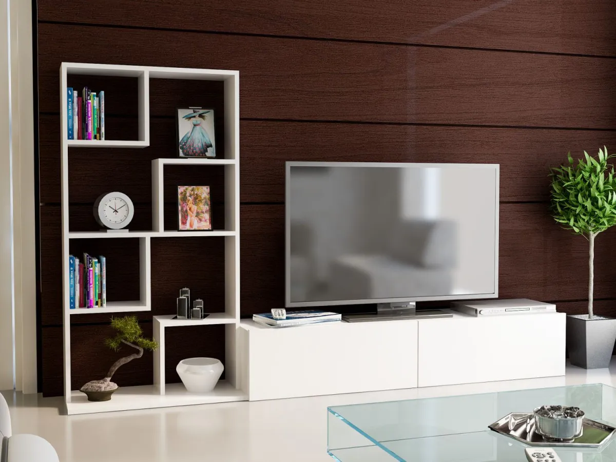 HANAH HOME TV komoda Bare, bela