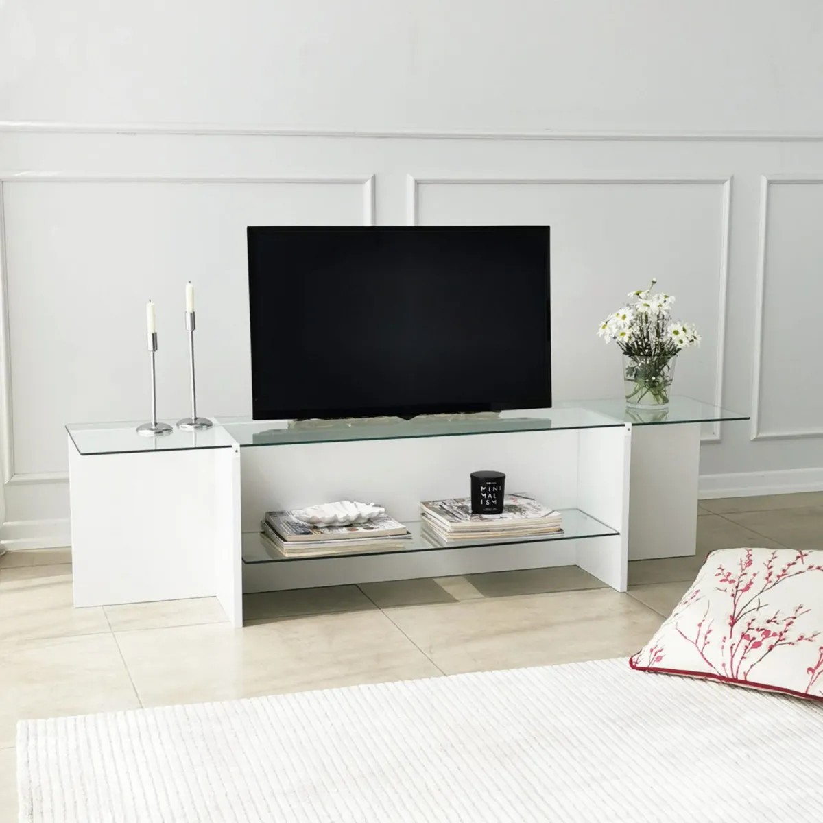 HANAH HOME TV komoda Escape, bela