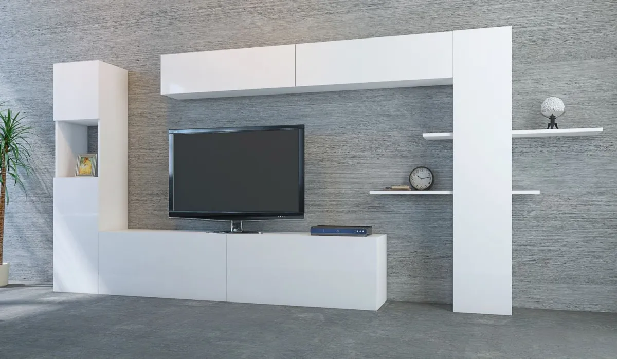 HANAH HOME TV komoda Maxi, bela
