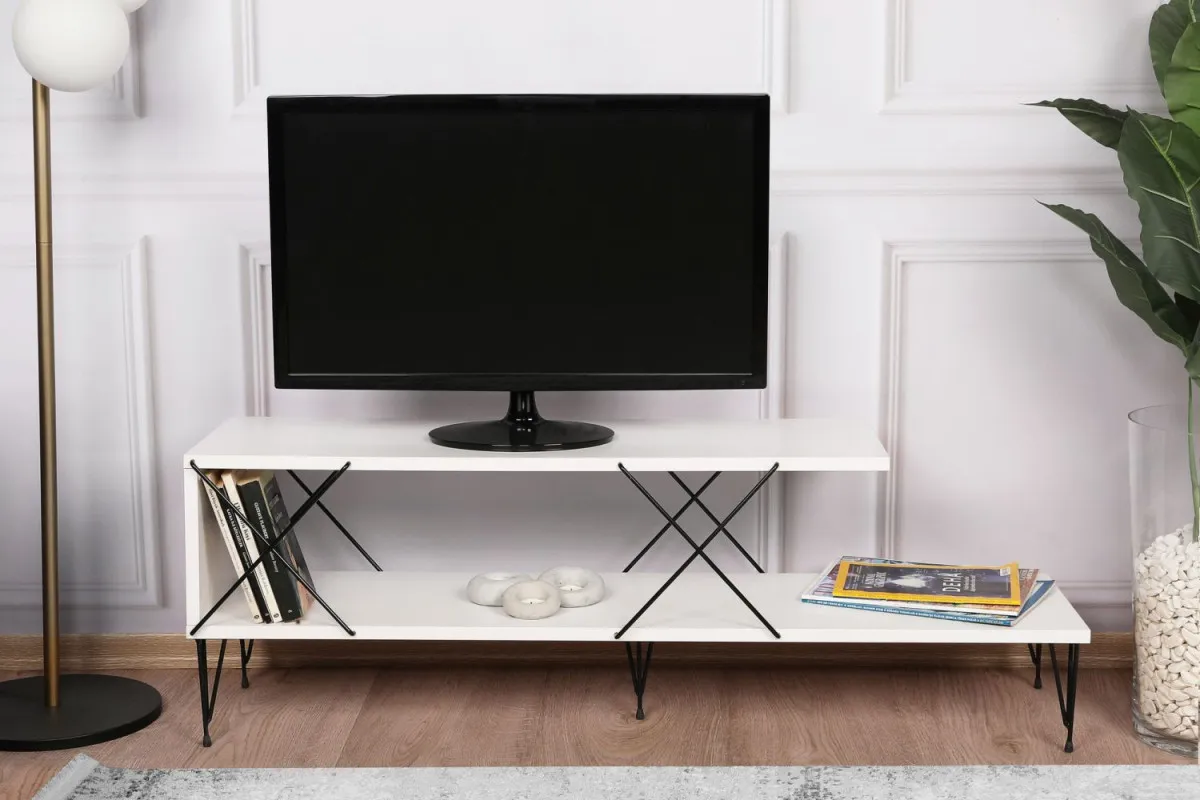 HANAH HOME TV komoda Street, bela