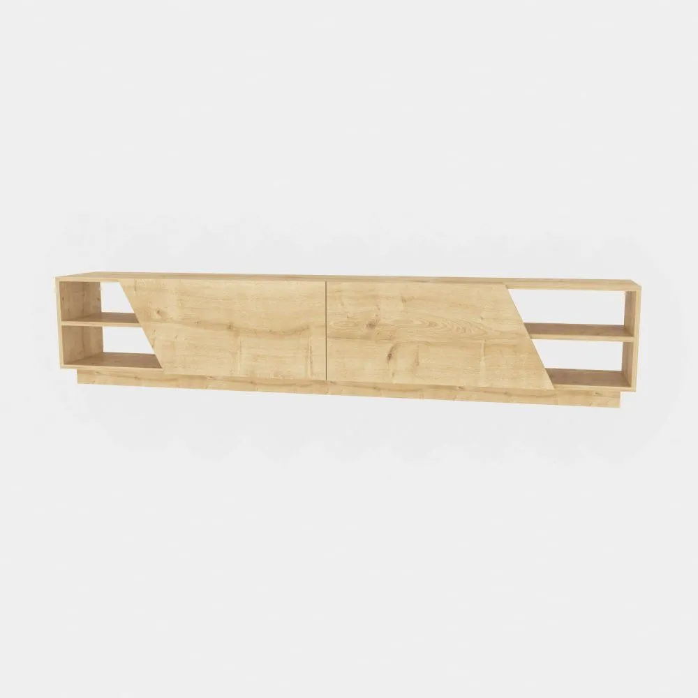 HANAH HOME TV polica Rhodes Oak