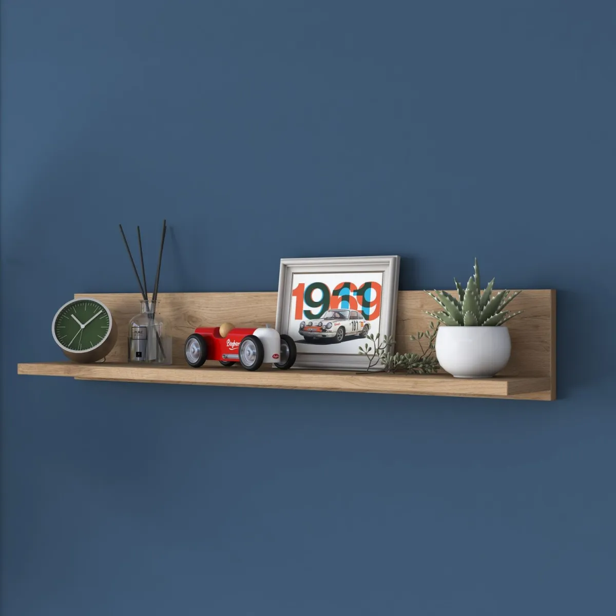 HANAH HOME Zidna polica AE104 2669, braon