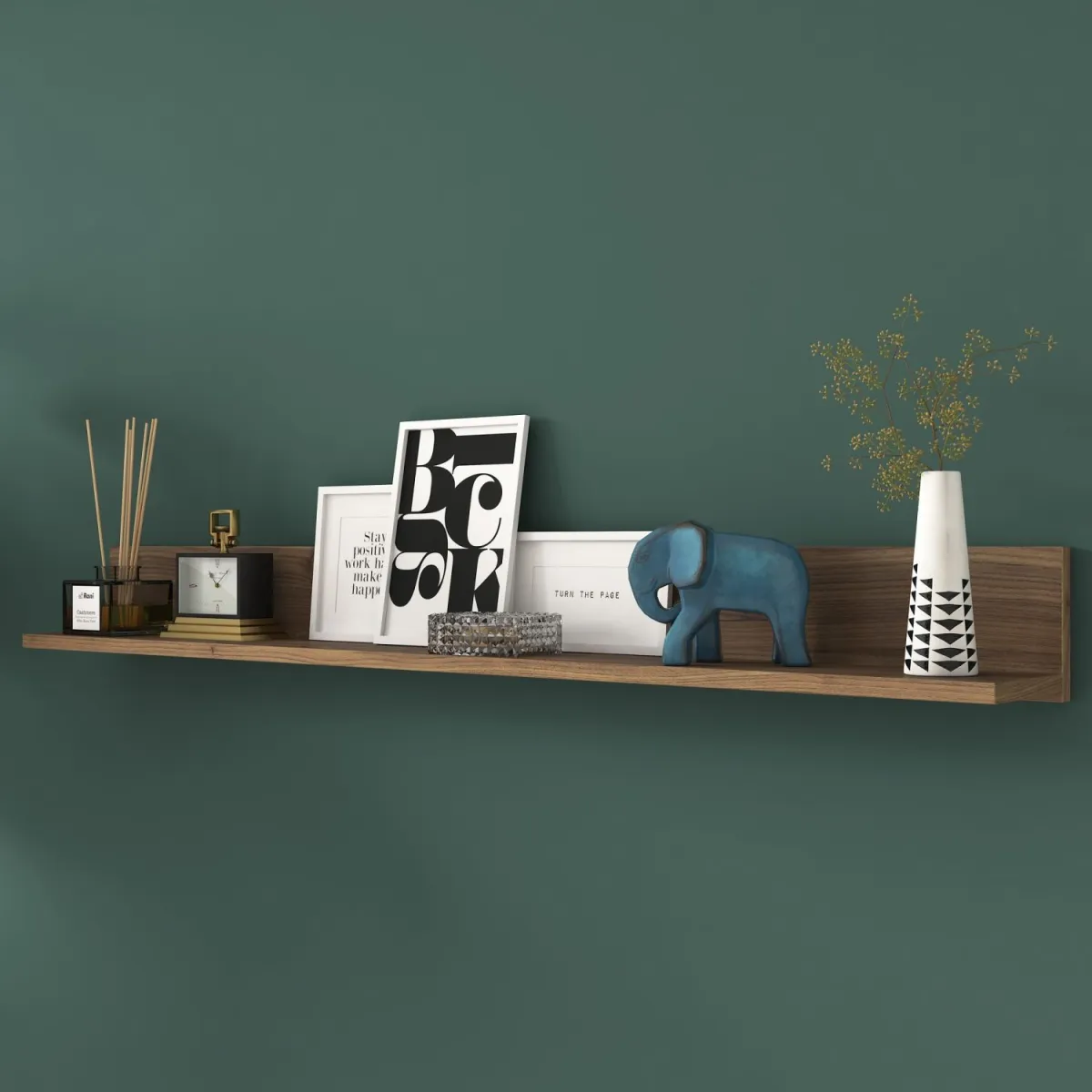 HANAH HOME Zidna polica E5 - 226, braon