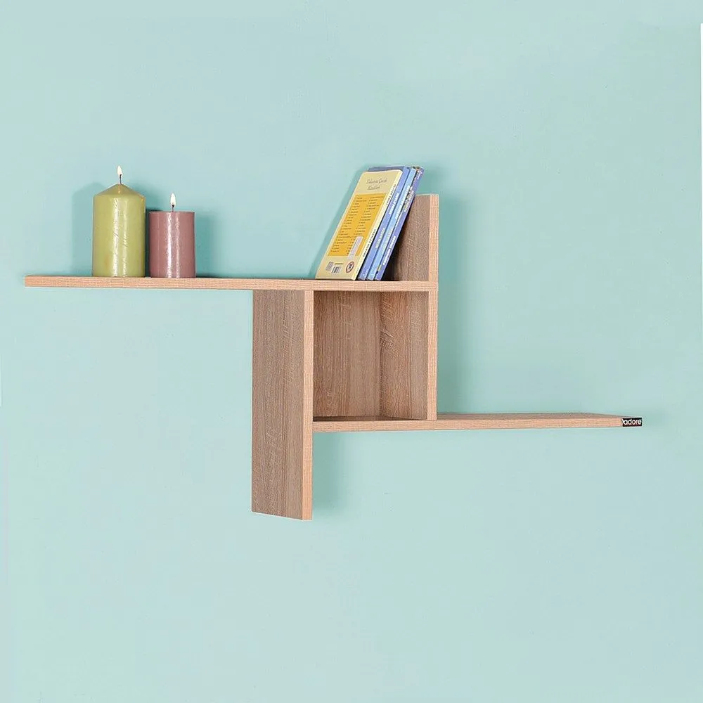 HANAH HOME Zidna polica  Raf-04-Ss-1, braon