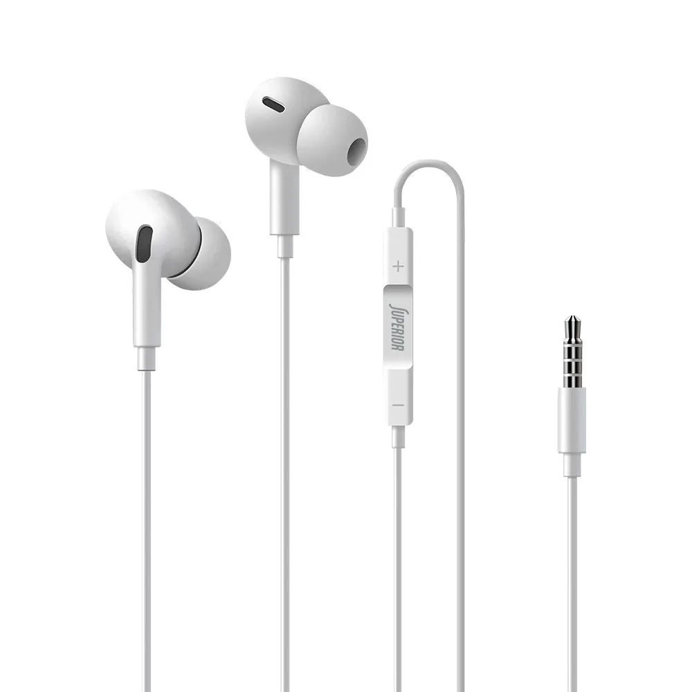 Handsfree slušalice Superior Pods CO-PRO3 3.5 mm bele