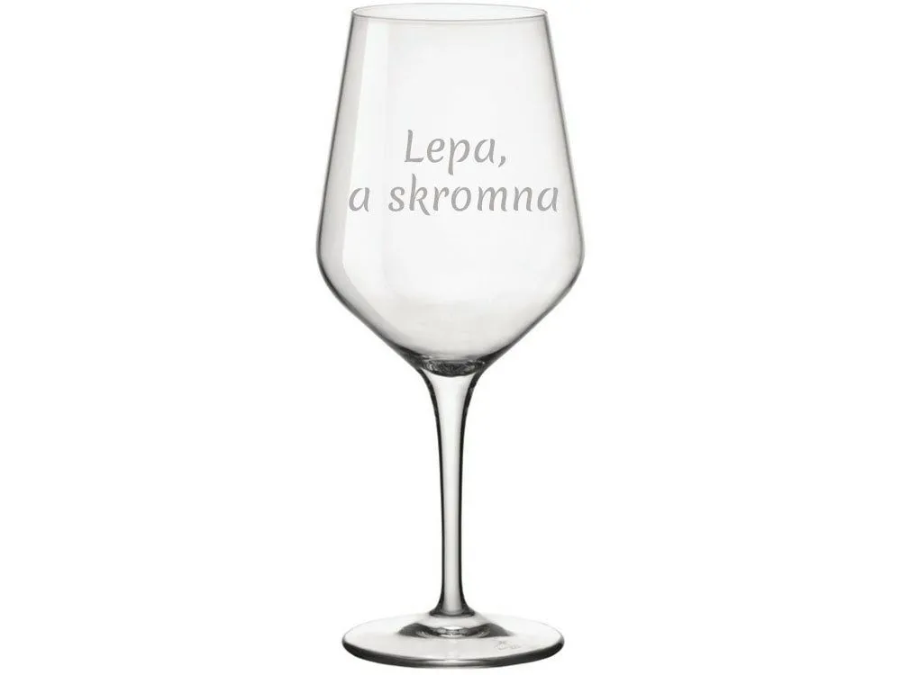 HAPPY PUMPKIN Čaša za vino "Lepa, a skromna"1115