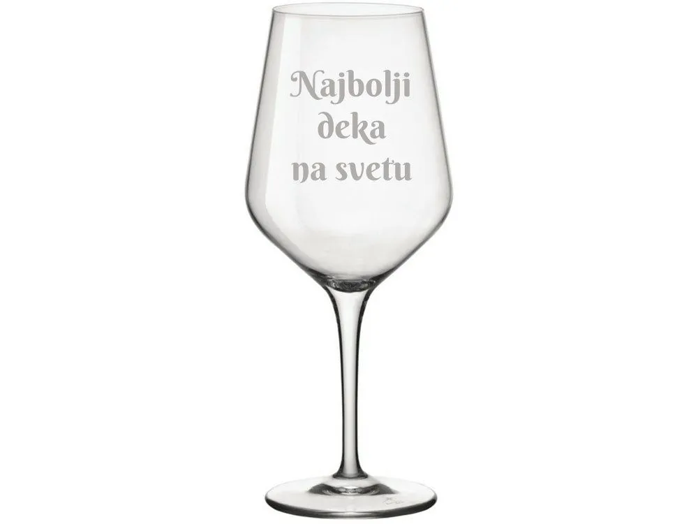 HAPPY PUMPKIN Čaša za vino "Najbolji deka na svetu"1161