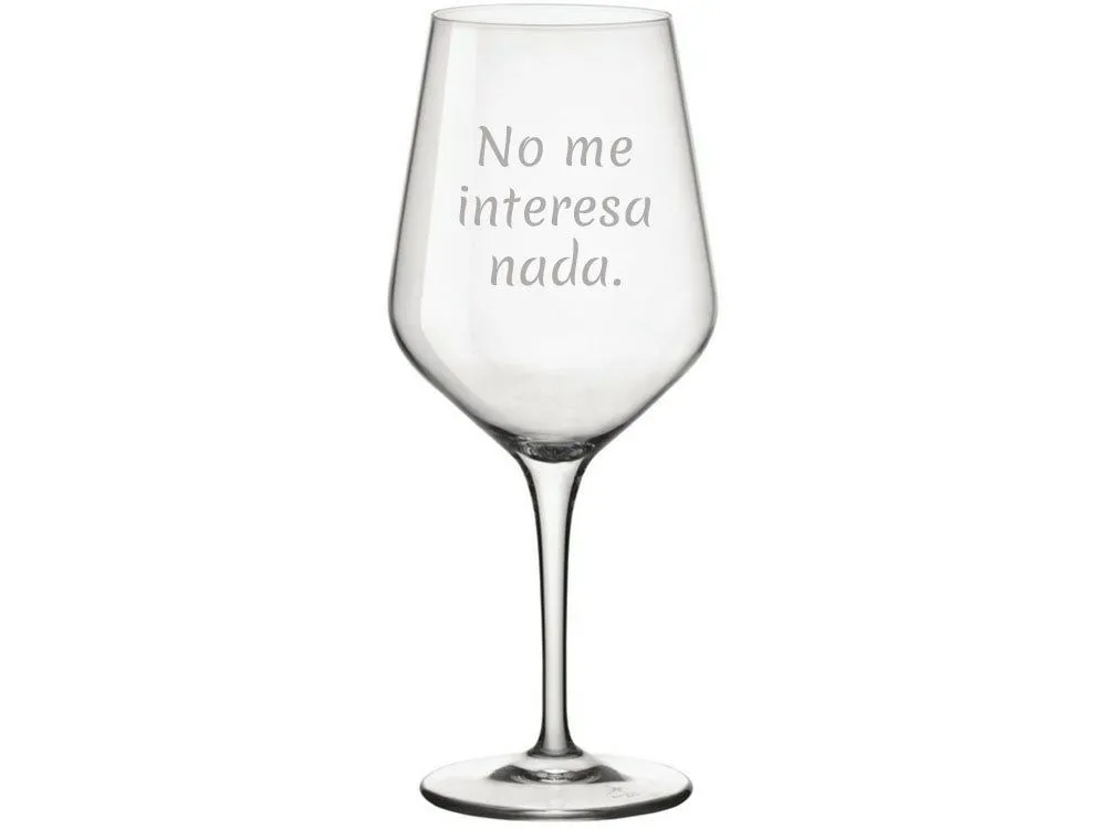 HAPPY PUMPKIN Čaša za vino "No me interesa nada"1122