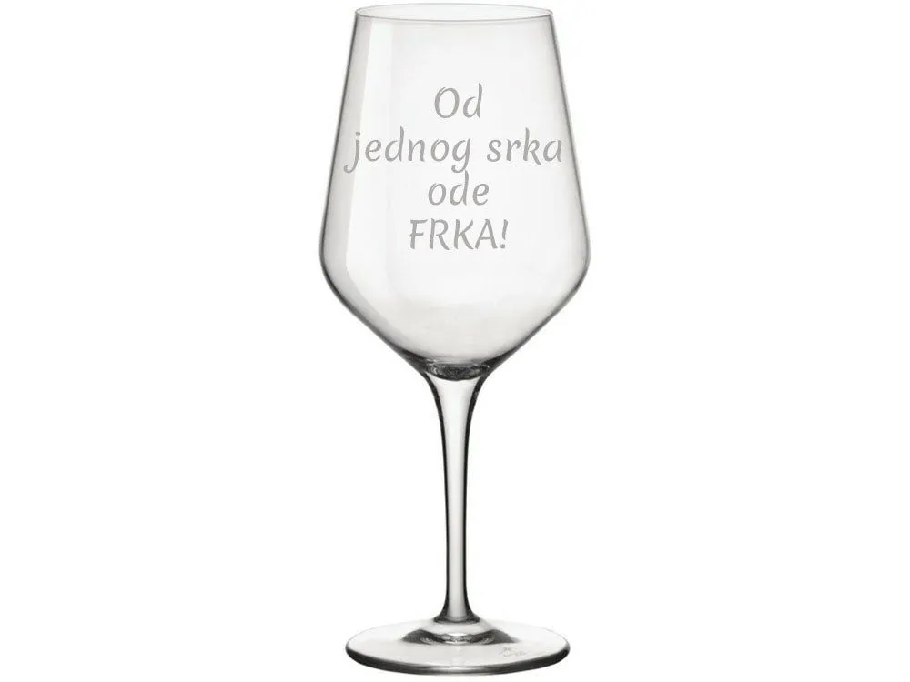 HAPPY PUMPKIN Čaša za vino "Od jednog srka ode frka"1121