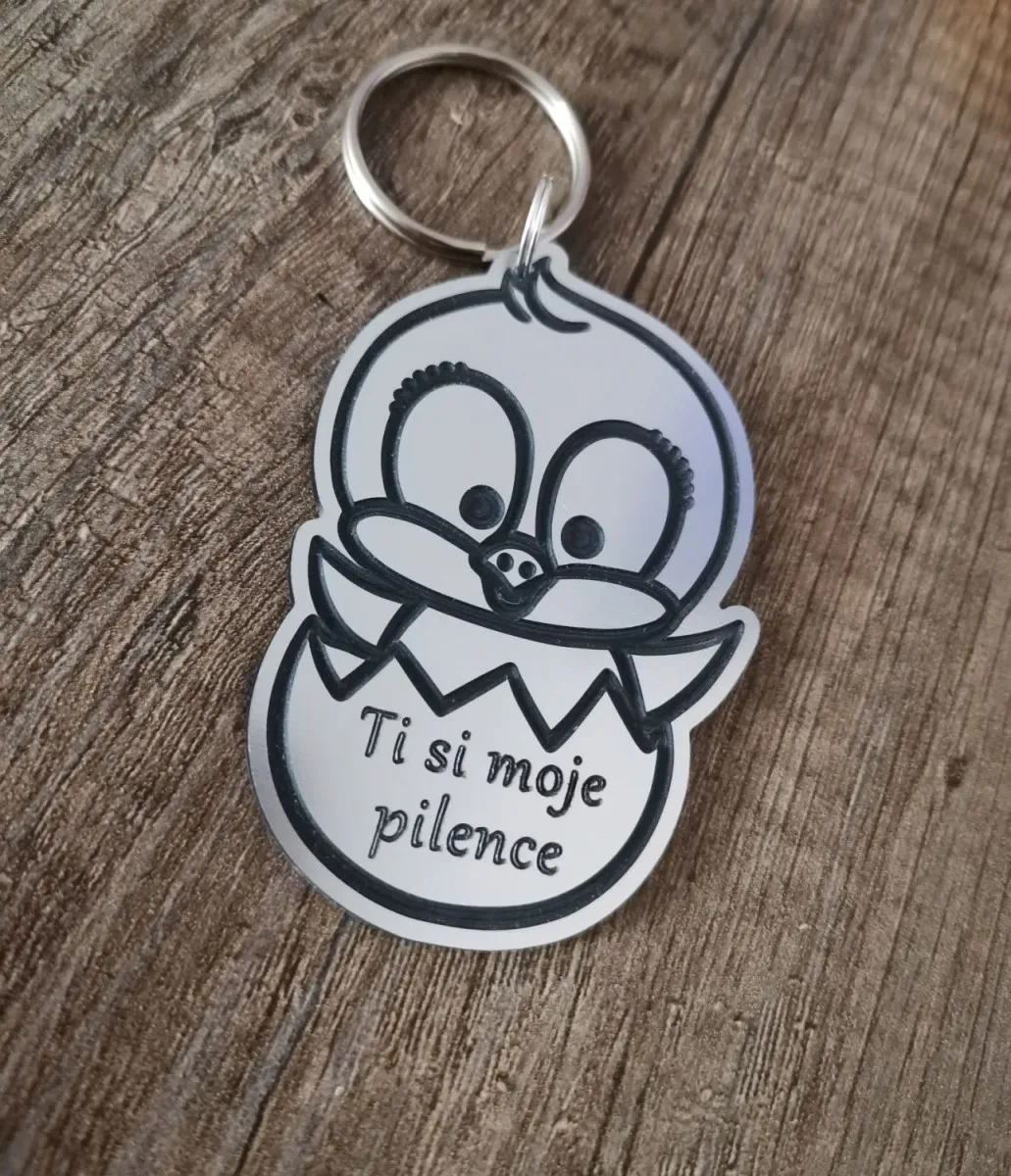 Happy Pumpkin Privezak za ključeve Ti si moje pilence P312
