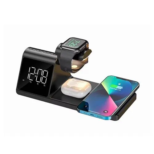 HAVIT Bežični punjač sa satom W3042, 15W