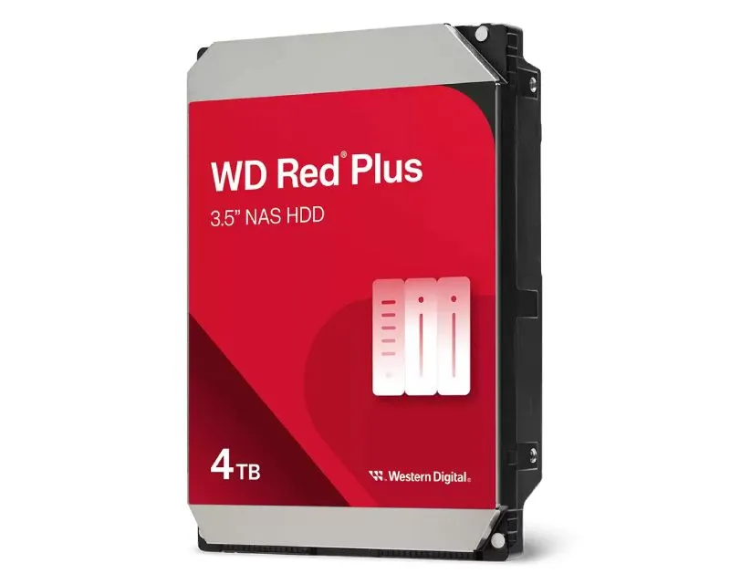 HDD WD 4TB WD40EFZZ Red Plus 5400RPM 128MB