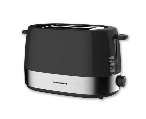 HEINNER Toster za hleb HTP-850BK/ crna/inox