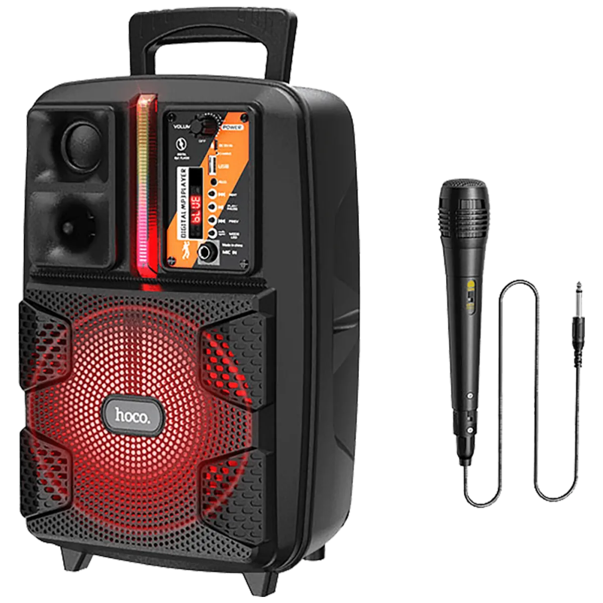 HOCO Bežični Bluetooth zvučnik sa mikrofonom - BS37 Dancer, crna