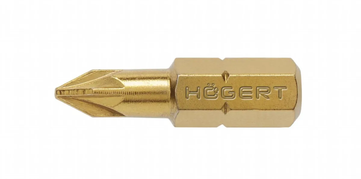 HOGERT Bit PZ1 25 mm hrapav prihvat presvučen titanom tanak blister 5 kom