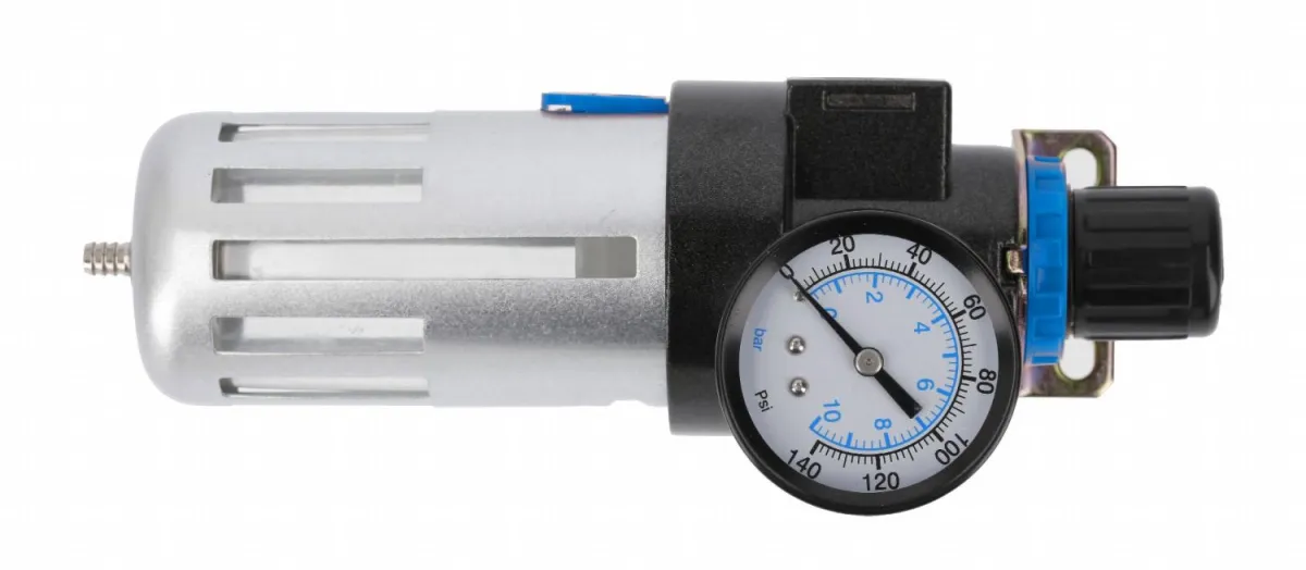 HOGERT Filter s manometrom za pneumatsku mrežu 1/4" 9 bar