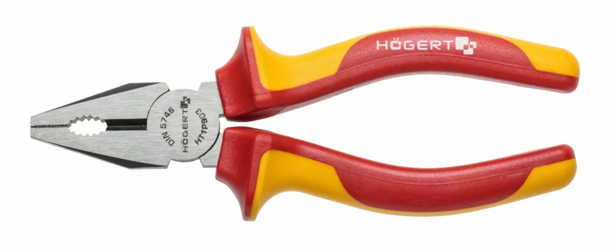 HOGERT Klešta izolirana VDE 1000 v 160 mm kombinovana
