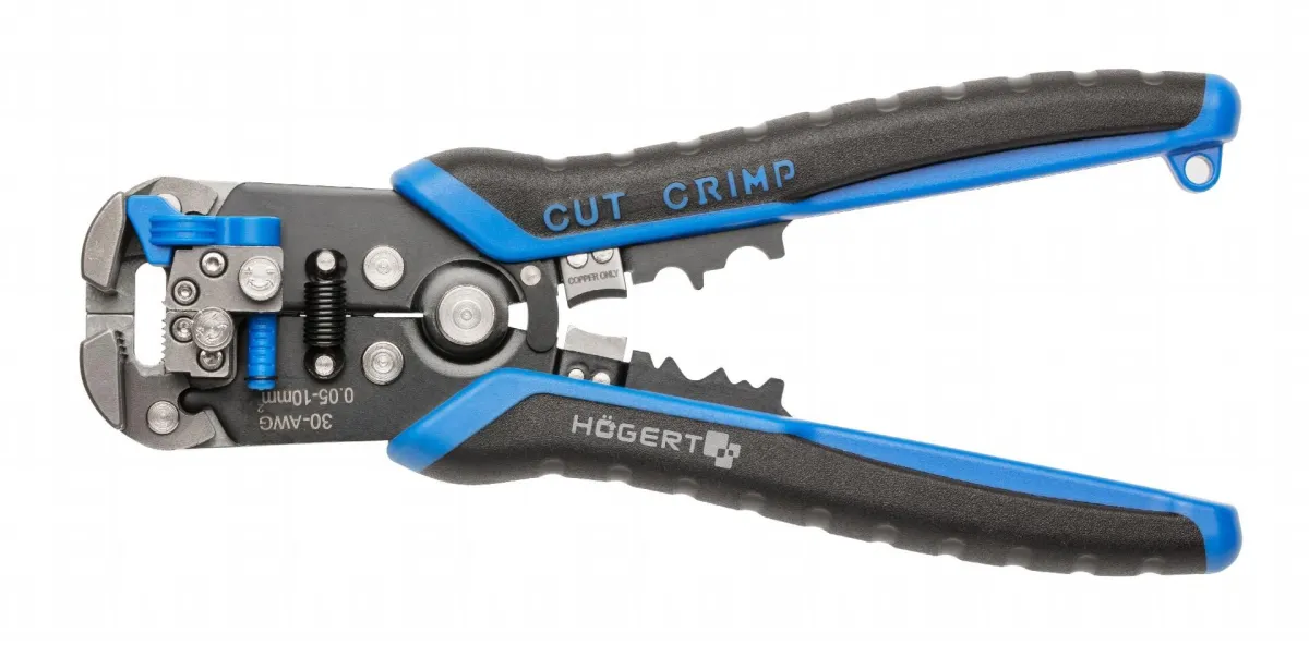 HOGERT Klešta za automatsko skidanje izolacije 0.05-10 mm2 int.rezač za bakra