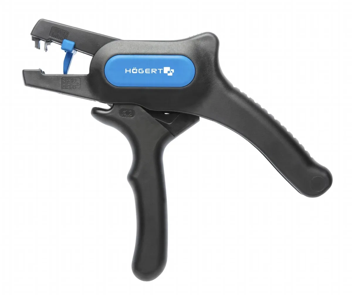 HOGERT Klešta za automatsko skidanje izolacije 0.2-6.0 mm2 pri. čeljust 8-20 mm