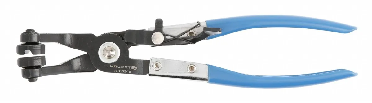 HOGERT Klešta za sigurnosne prstene i stezaljke za proširenje zakrivljena 215 mm