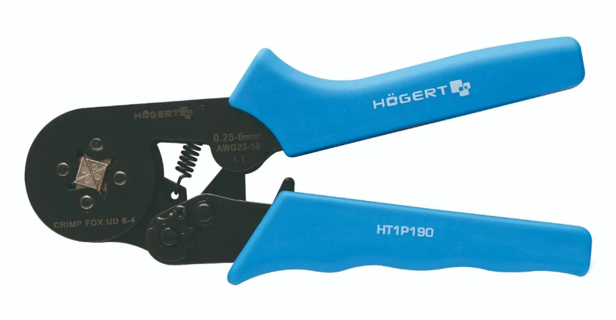HOGERT Krimp klešta ferrule za preseke 0.25-6.0 mm2