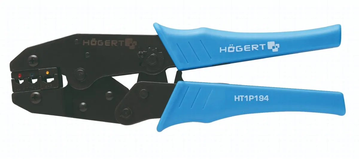 HOGERT Krimp klešta za izolovane kablovske stopice 0.5-6.0 mm2