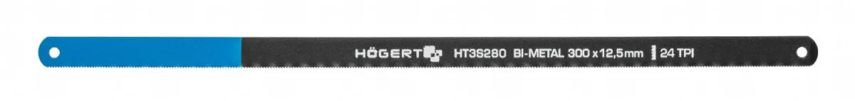 HOGERT List testere za metal 300 mm sirina 125 mm bi-metal 24 TPI 2 kom