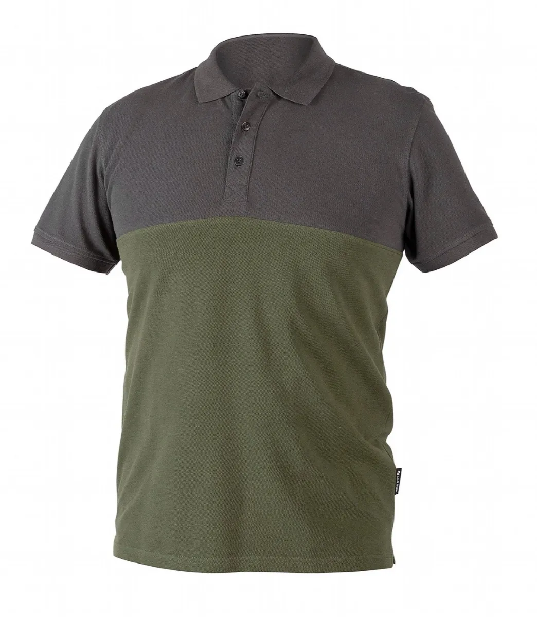 HOGERT Majica polo Urft zeleno/siva
