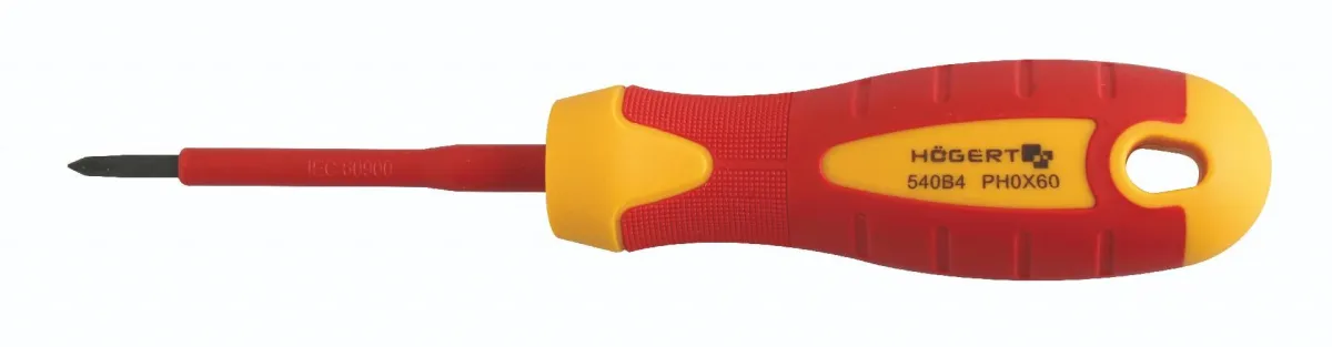 HOGERT Odvijač izolovani 1000V VDE PH1 80 mm