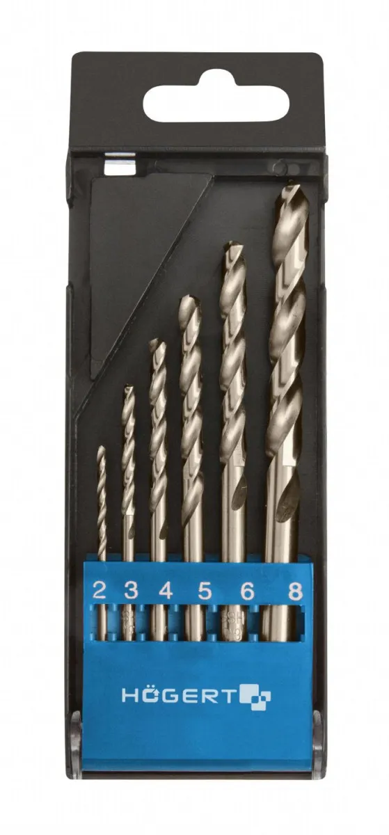 HOGERT Set burgija za metal 6 kom