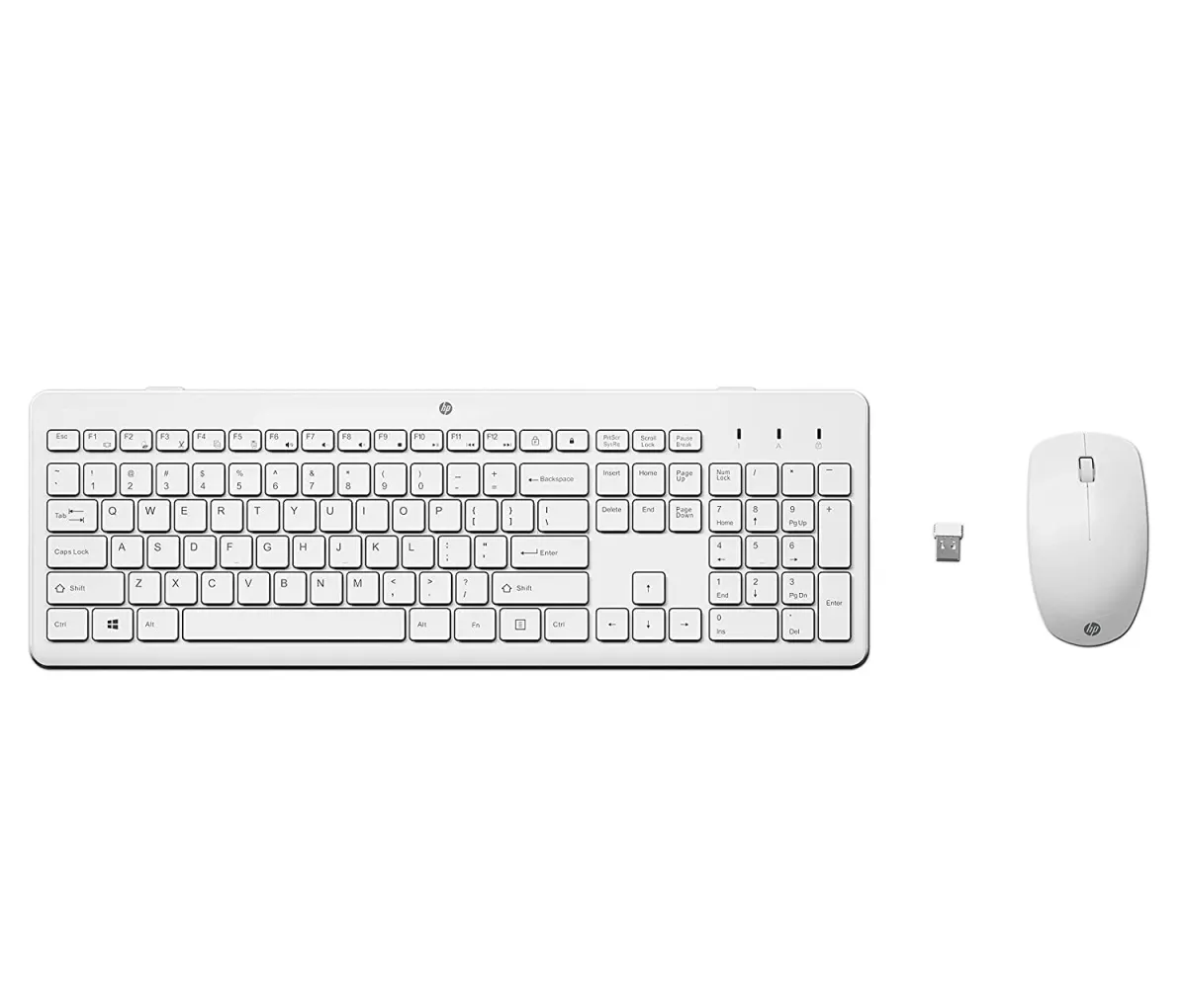HP Bežična tastatura + miš 230/ US/ 3L1F0AA/ bela