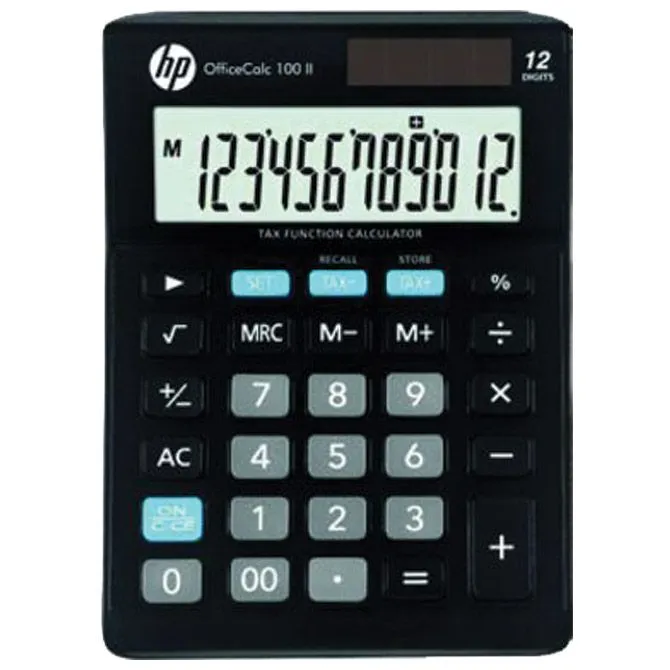 HP Komercijalni kalkulator 12 mesta HP-OC 100II/INT BX crni