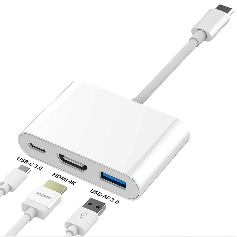 Hub adapter Type-C na Type-C+ USB+ HDMI