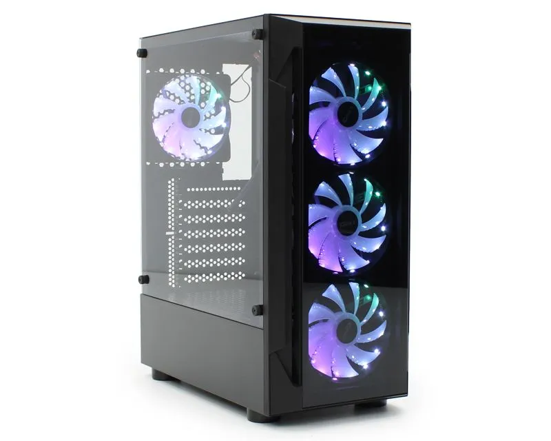 IG MAX Kucište IG-MAX N1903 REFLEX 4F Mid Tower/ATX/Micro-ATX/mini-ITX/ARGB/700W/crna