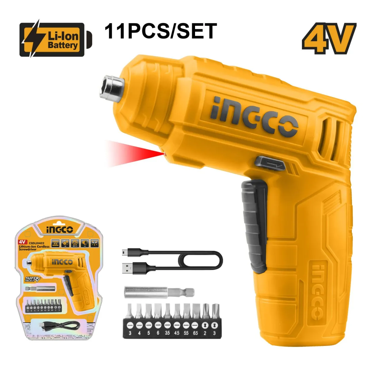 INGCO  CSDLI0402 AKU ODVIJAČ SUPER SELECT