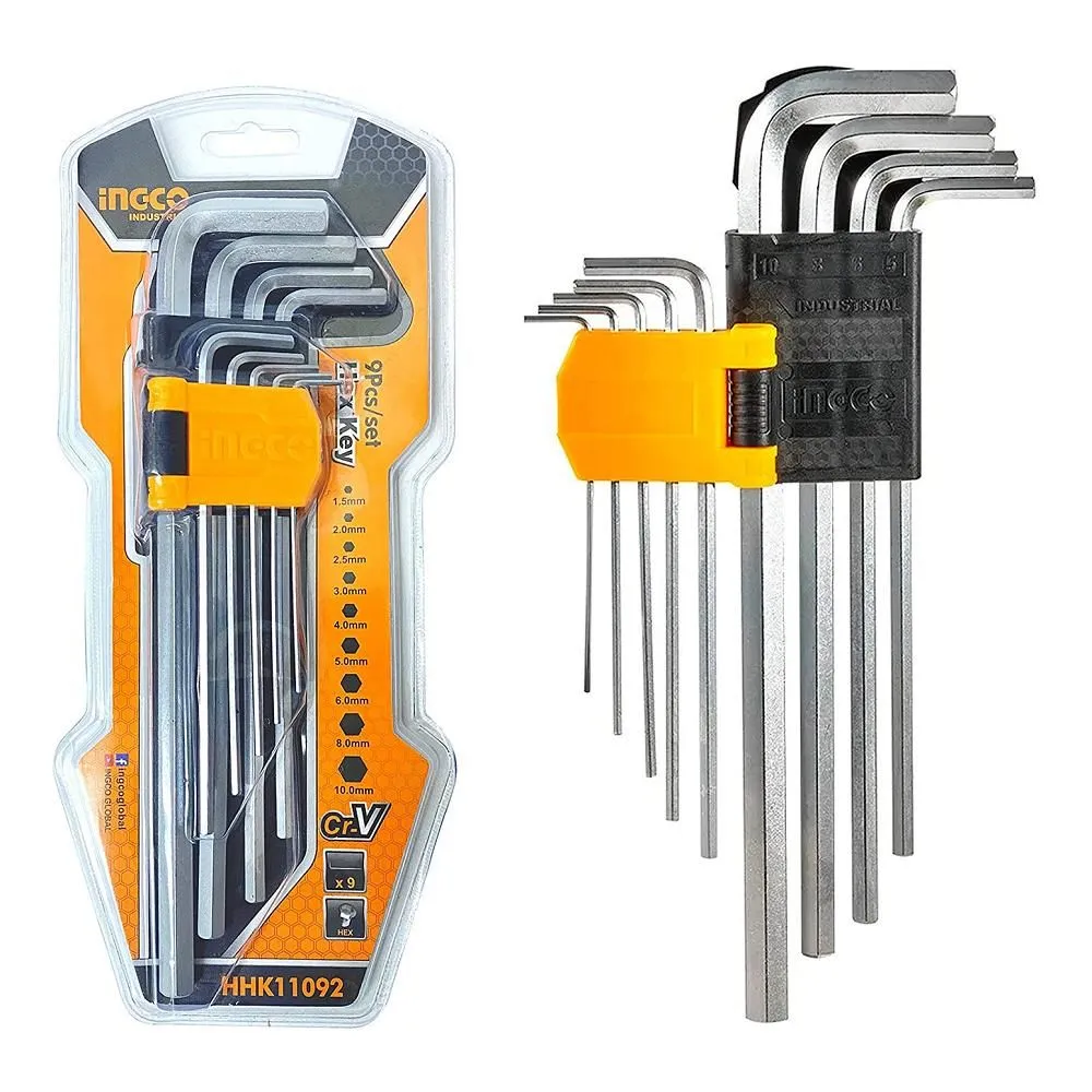 Ingco imbus ključevi u setu Industrial 9 komada HHK11092