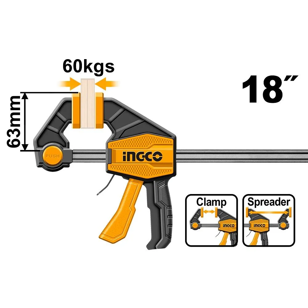 Ingco stega brza 63x450mm HQBC01603