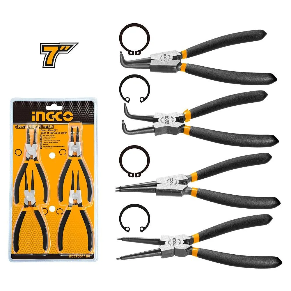 Ingco zeger klešta u setu 4 komada HCCPS01180
