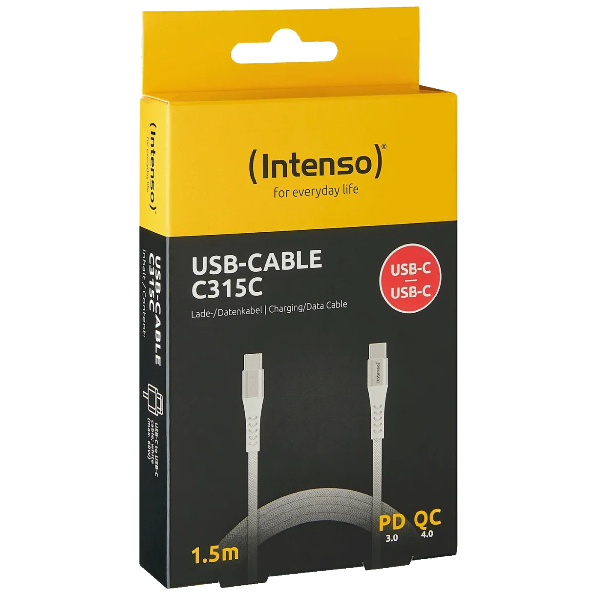 INTENSO USB kabl C315C, USB type C, 1.5m