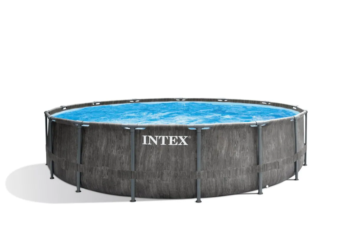 INTEX Bazen GreyWood 457 x 122 cm, 26742NP