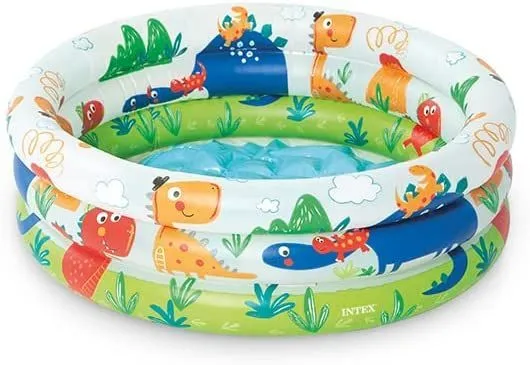 INTEX Bazen pvc dino buddies 3-ring baby pool