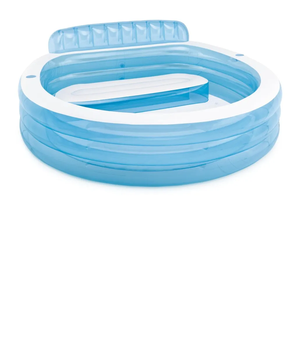 INTEX Bazen s naslonom 229 x 218 x 79 cm, 57190NP