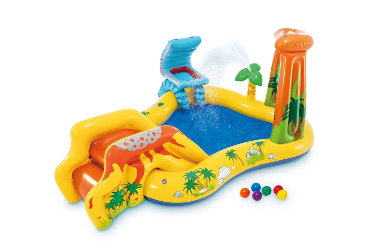 INTEX Bazen zabavni park na naduvavanje Dinosaurus 249 x 191 x 109 cm, 57444NP