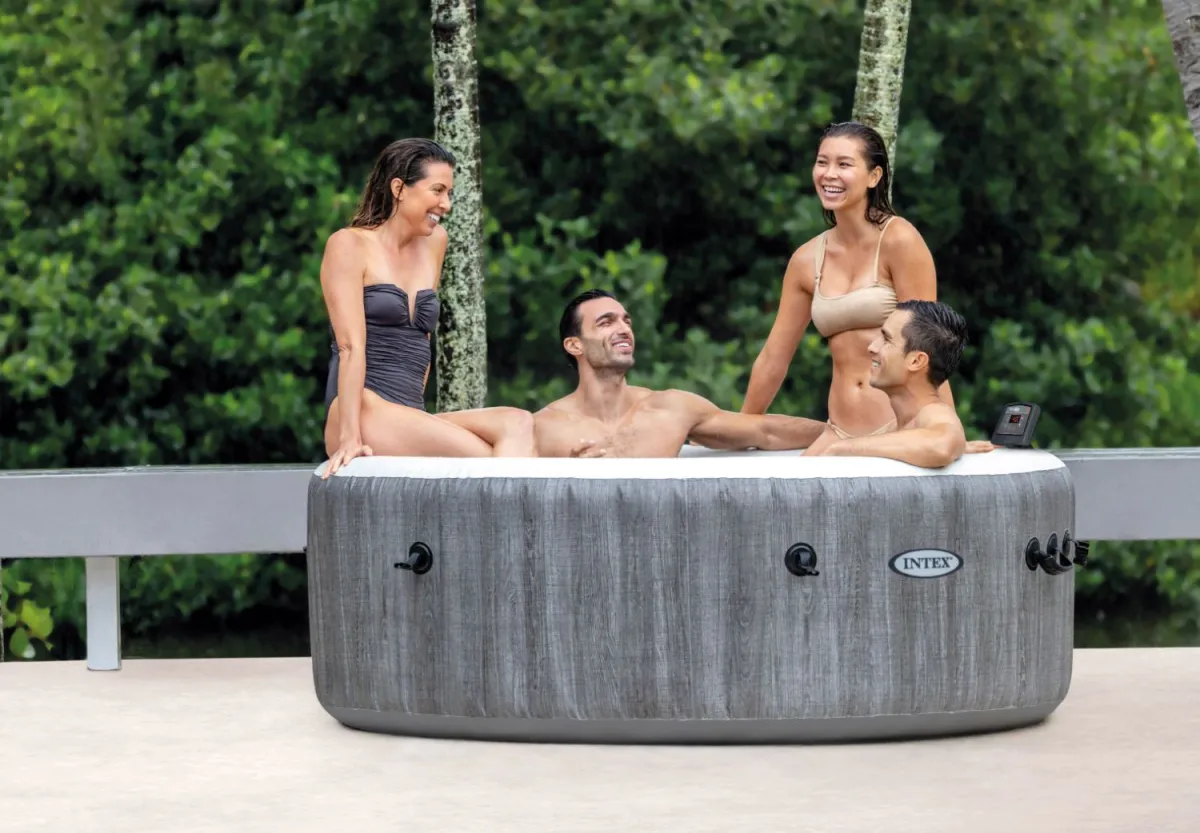INTEX SPA đakuzi GreyWood Delux, 28440EX