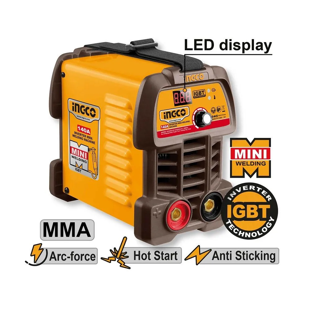 Inverterski aparat za zavarivanje ING-MMA14049E 140A INGCO