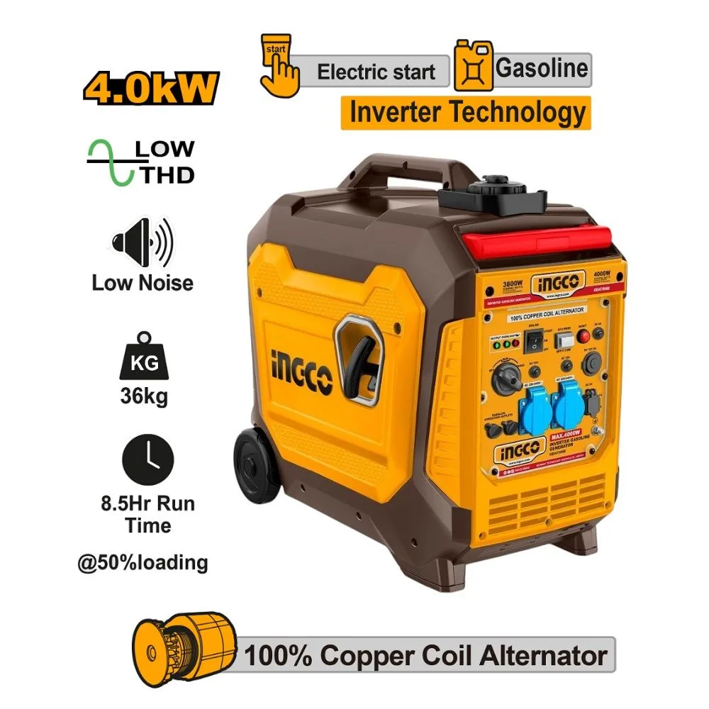 Inverterski bešumni agregat (generator) GEI47506E 4 kW SUPER INGCO