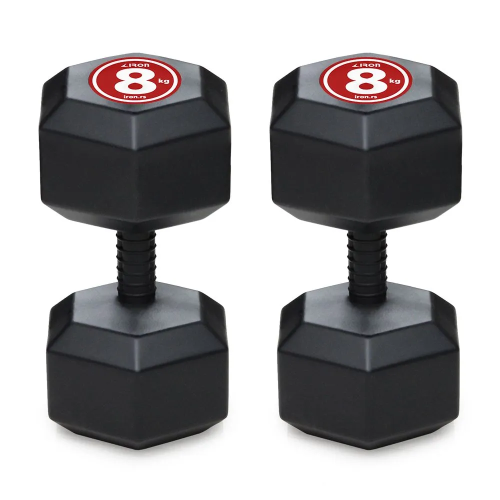Iron Sport Bucice set 16kg/ Hex tegovi/ 2x8kg