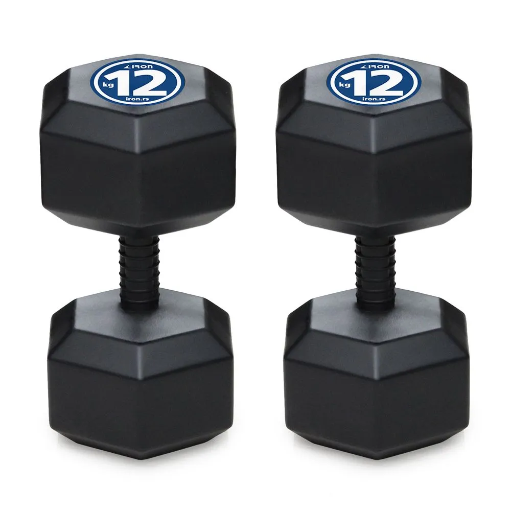 Iron Sport Bucice set 24kg/ Hex tegovi/ 2x12kg